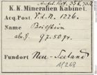 Etiketten zu Nephrit (NHMW-MIN-Af268)